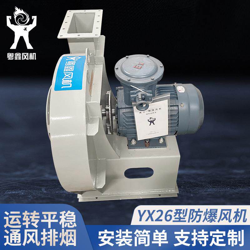 YX-26型高压风机工业排气扇锅炉排烟抽风机通风设备离心式鼓风机