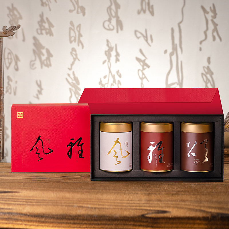祁门红茶集团官方旗舰店正宗香螺毛峰工夫祁红诗经茶叶礼盒装送礼图片