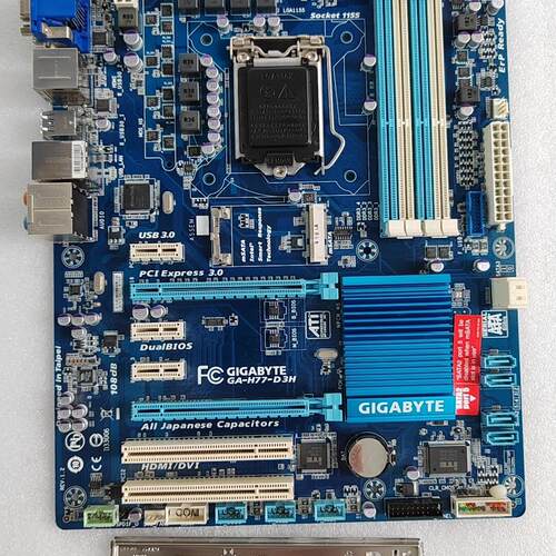 议价GA-H77-D3H 技嘉工控机主板 LGA1155接口台式电脑配件维修