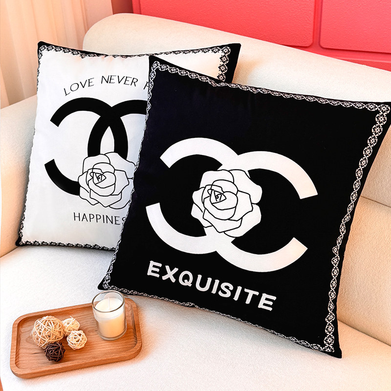 小香风多巴胺抱枕卧室床头枕办公室椅靠枕套可拆卸客厅沙发靠枕