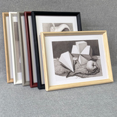 实木4K画框空框广告海报框装 裱大相框挂墙定制任意尺寸A3A4摆台