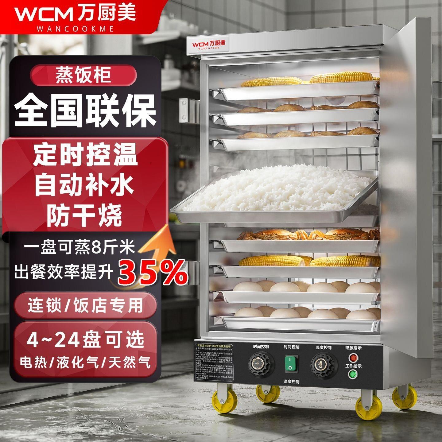 蒸饭柜商用电蒸箱饭店食堂蒸饭机米饭馒头全自动燃气蒸饭车蒸饭箱