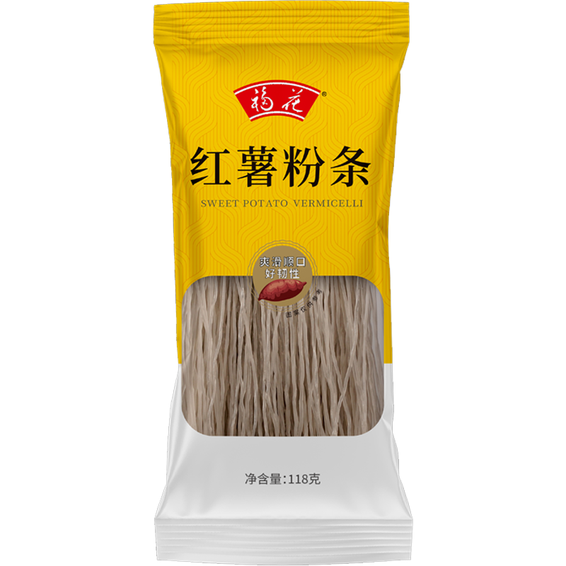 【鲁花品牌直发】福花红薯粉条山东特产火锅麻辣烫炖粉条118g