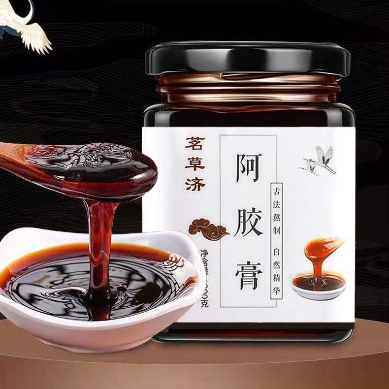 茗草济阿胶膏滋八珍膏女人膏玫瑰阿姣大枣浓缩萃取精华阿胶膏饮
