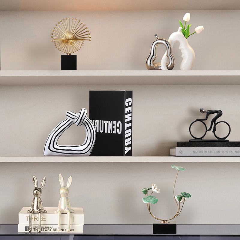 时来运转摆件高端客厅装饰品酒店别墅办公室样板间玄关桌面工艺品