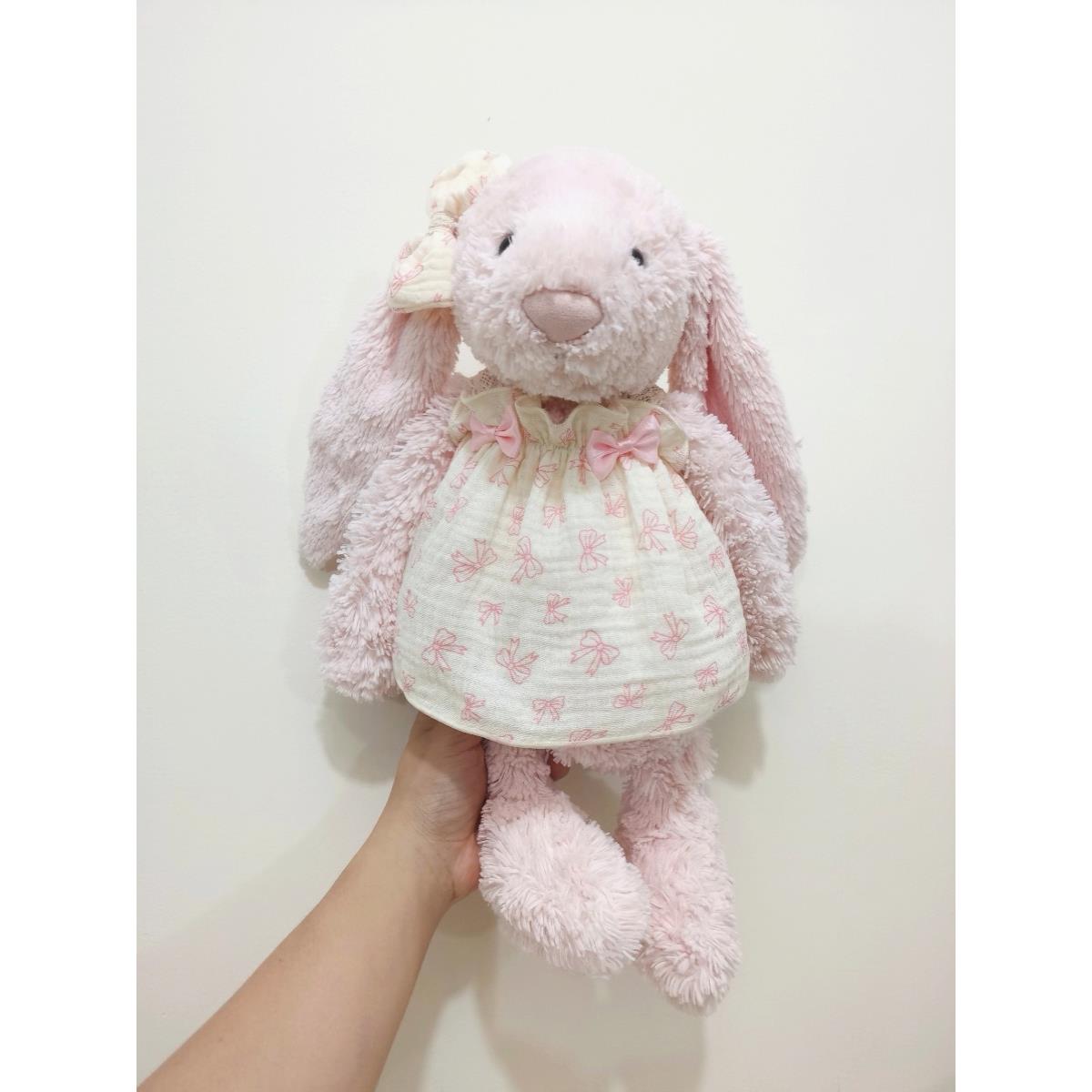 邦尼兔51cm36cm31cm18cm裙子着替害羞小狗衣服玩偶着替手作娃衣