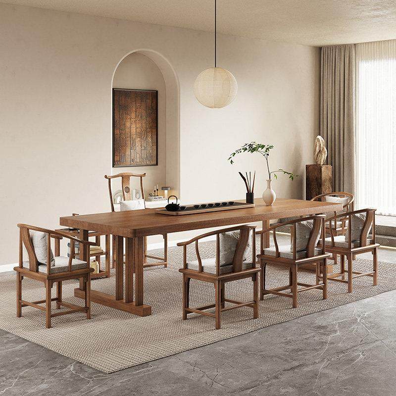 新中式实木茶几客厅家用现代简约泡茶台功夫茶桌禅意喝茶桌椅组合,住宅家具,家用茶台/茶桌,淘宝优惠券,粉丝福利购,淘宝优惠卷