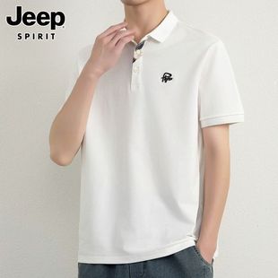 polo衫 吉普短袖 半袖 t恤夏季 男 宽松休闲运动上衣服薄款