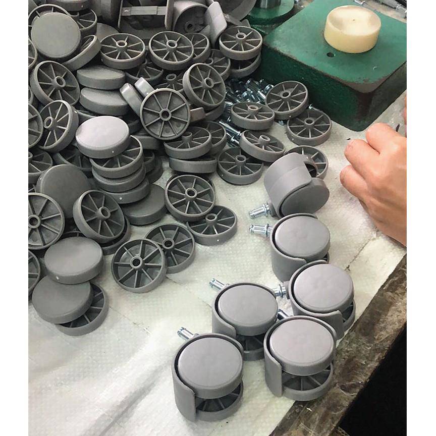 静音插杆脚轮儿童学习桌家具椅子轮子冷风机花架万向轮