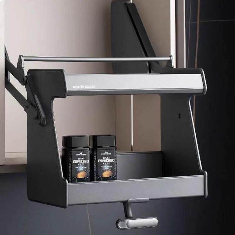 巴斯蒂姆橱柜吊柜升降拉篮高度400mm阻尼下拉式双层拉篮