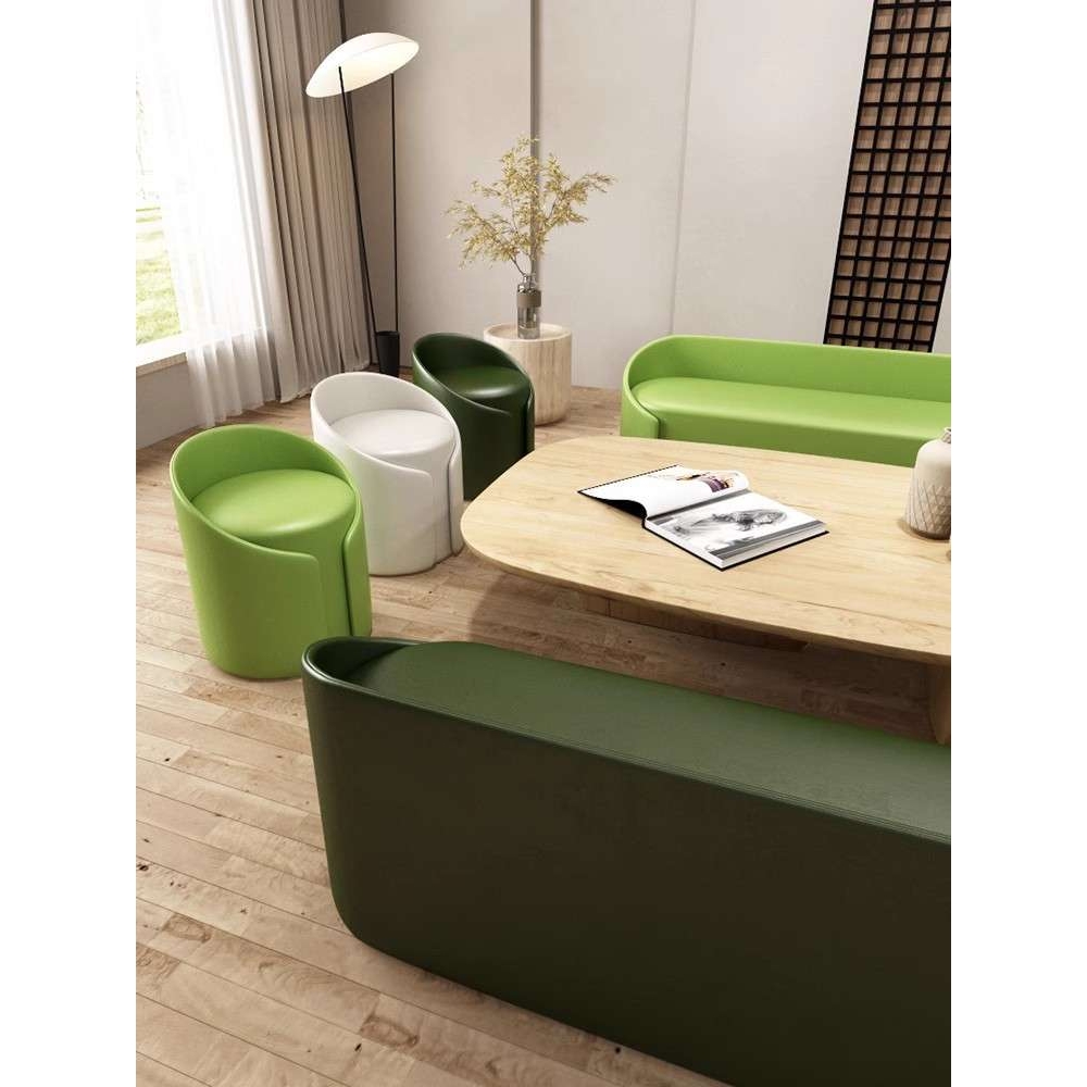 北欧沙发长凳餐椅轻奢客厅沙发凳理发店幼儿园设计师卧室床尾凳窄