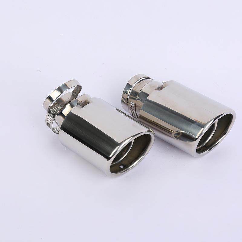 尾喉通用卡箍尾喉加装加厚304不锈钢尾气罩汽车排气管改装