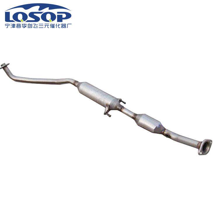汽车消声器适用于丰田花冠中节前节不锈钢排气管静音汽车消声器