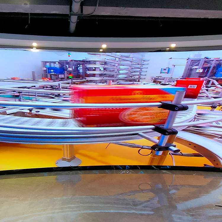 P 2.9LED室内弧形大屏幕 全彩舞台展览柔性弧面显示屏模组