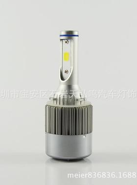 直销汽车LED大灯H15远光日行灯一体led前照大灯72W雾灯直插灯