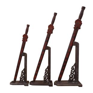 玄天上帝七星剑道家法剑一体桃木剑金木水火土五行七星剑