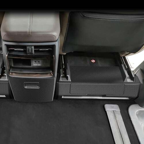适用于23款丰田ALPHARD/VELLFIRE40系后排防踢皮革材质座椅脚踏