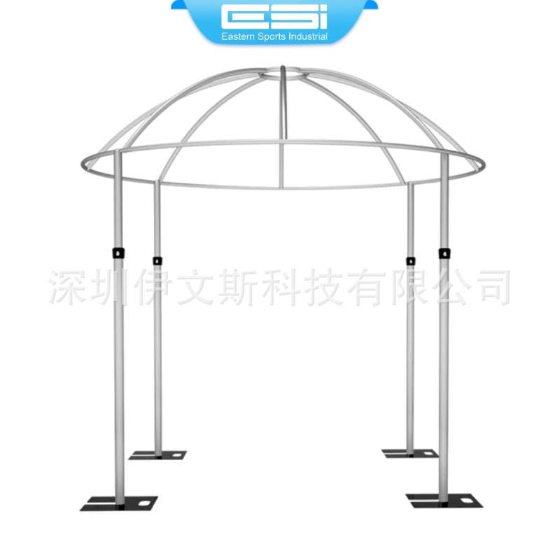 现货双层婚庆背景支架double crossbar 双横杆纱幔帷幕伸缩背景架