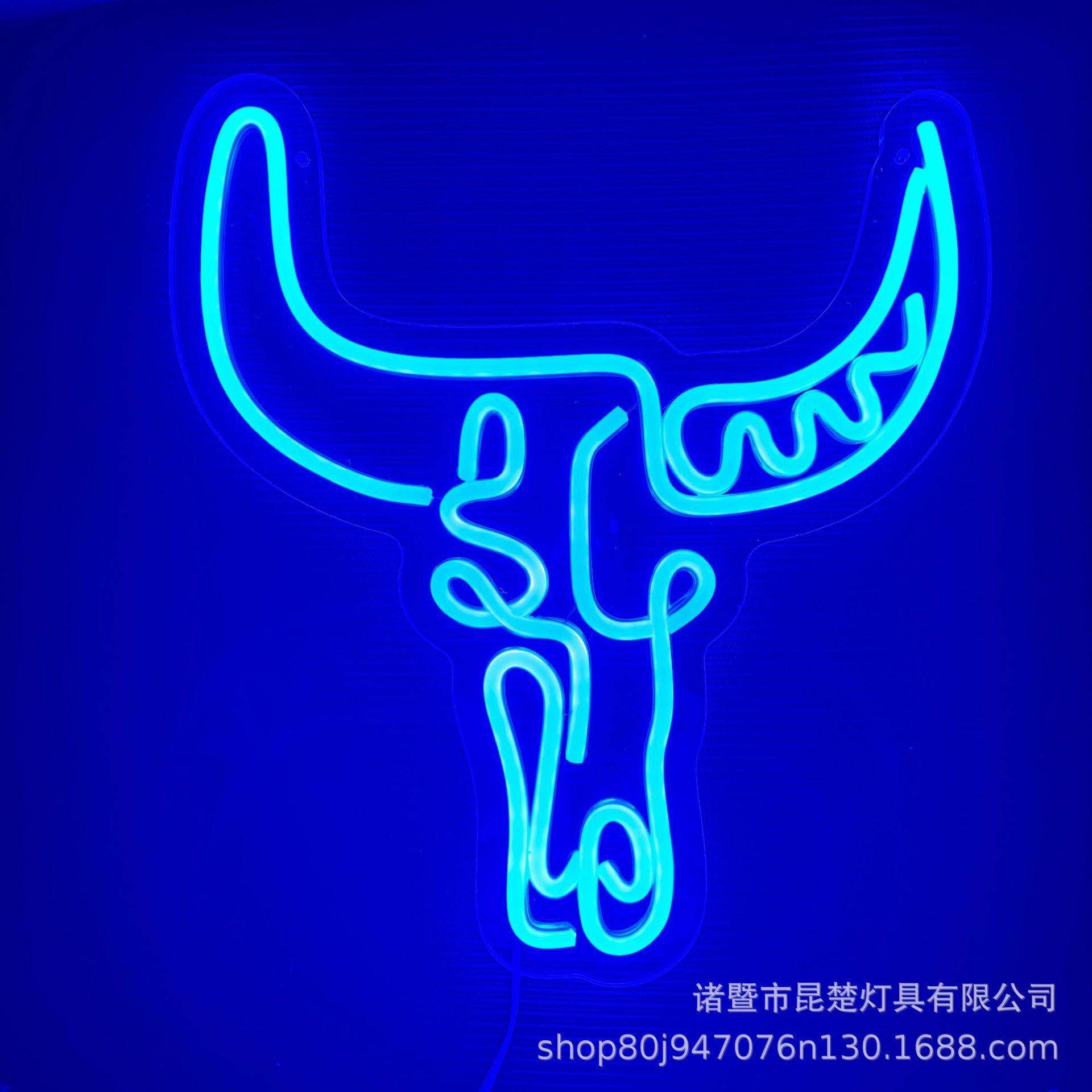 霓虹灯新品创意LED装饰雕刻氛围小夜灯直销