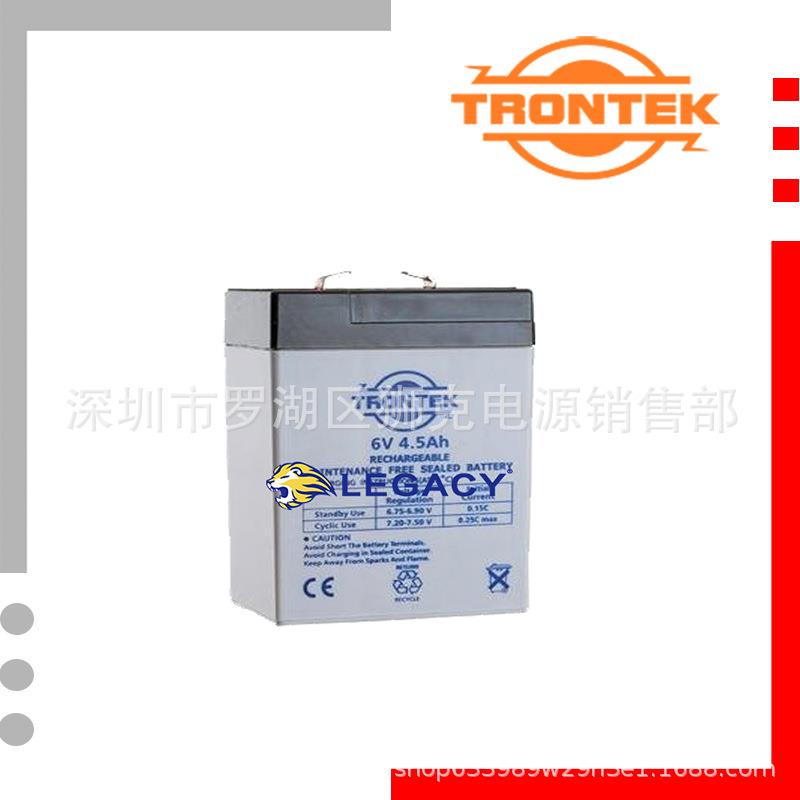 德国TRONTEK蓄电池（电瓶）6V4.5AH工业零部件移动小车