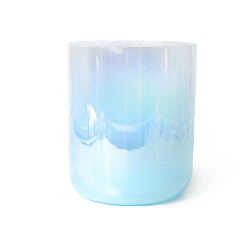 蓝色系列石英水晶歌唱碗颂钵瑜伽音疗打击乐器水晶音乐碗