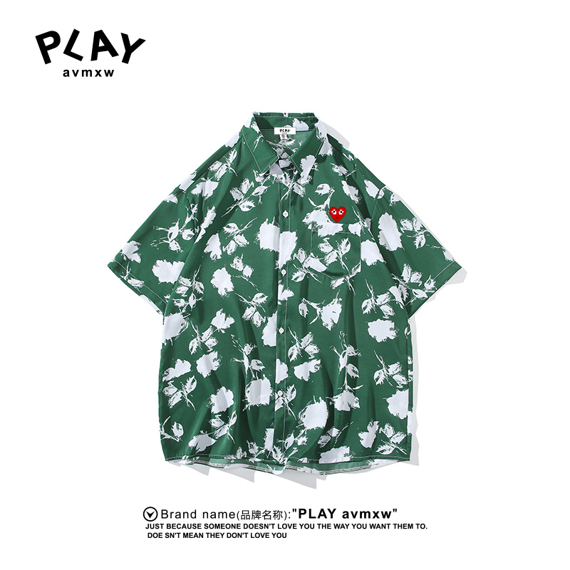 PLAYAVMXW印花休闲时尚短袖