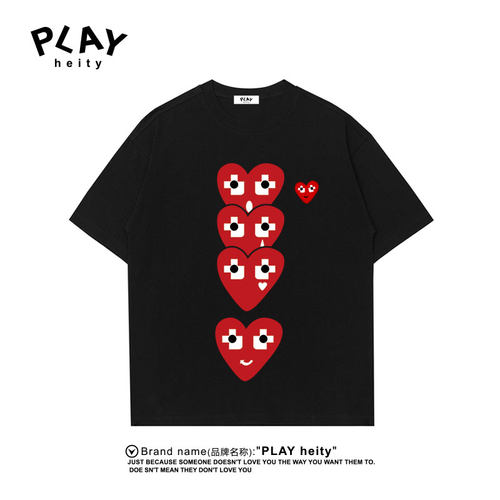 PLAYHEITY官方爱心印花情侣装