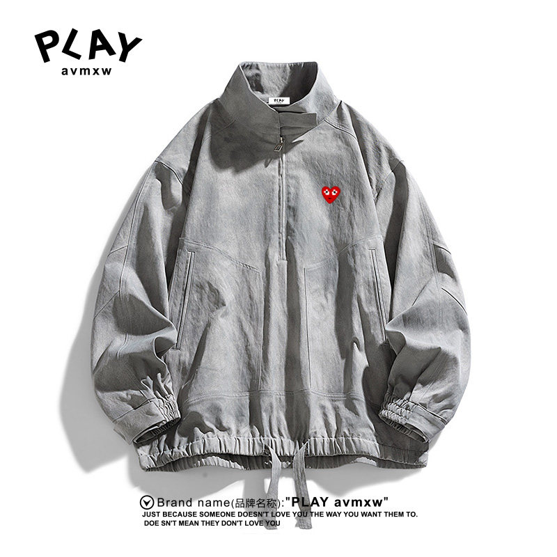 PLAYAVMXW潮牌运动户外脏染外套