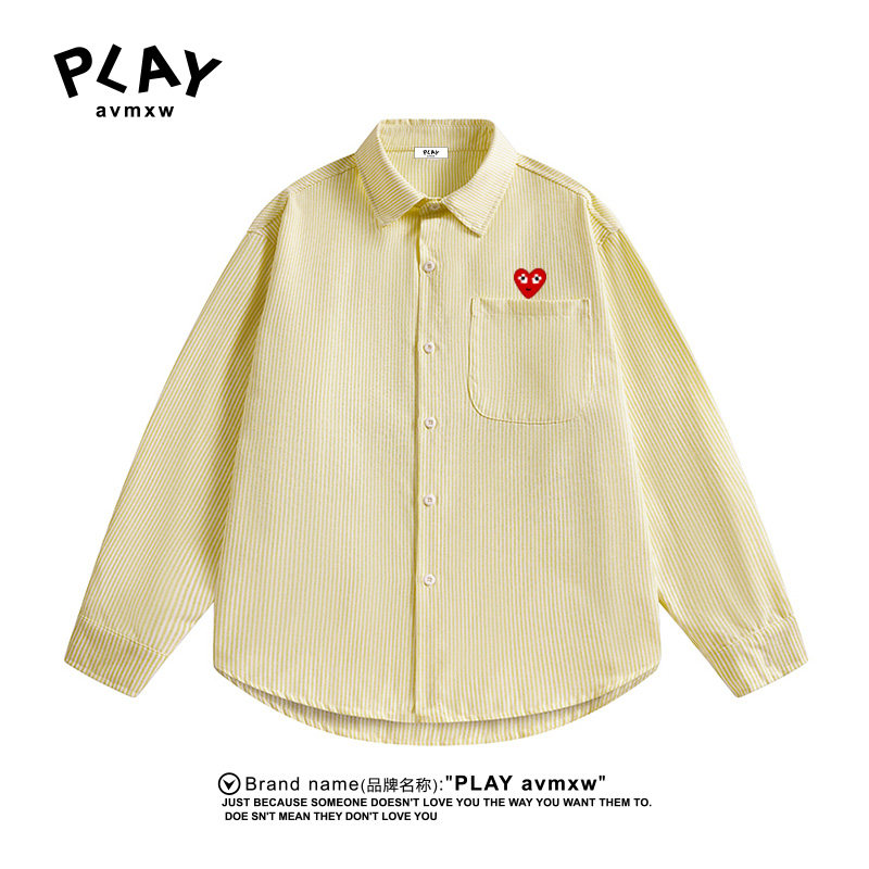 PLAYAVMXW潮牌休闲时尚条纹衫衣