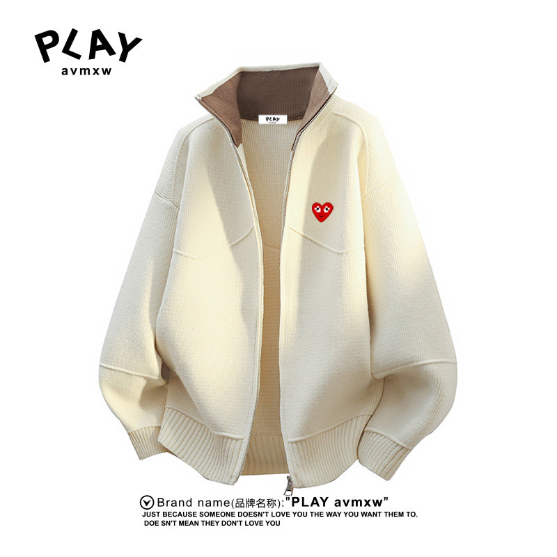 PLAYAVMXW潮牌休闲慵懒风毛衣