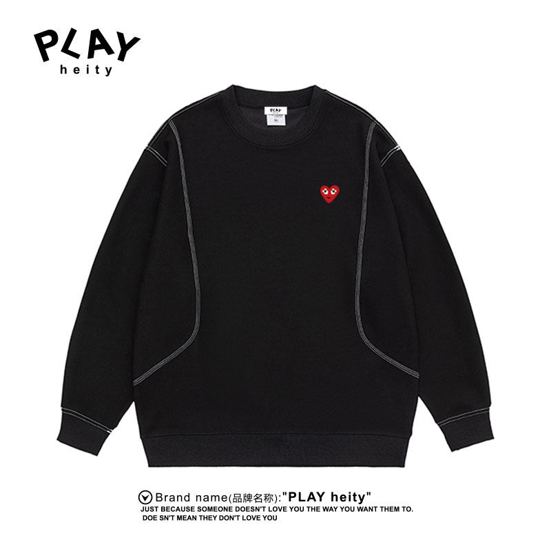 PLAYHEITY秋冬季情侣款圆领卫衣