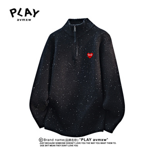AVMXW 情侣款 官方套头针织衫 新款 潮牌休闲满天星毛衣 秋冬季 PLAY