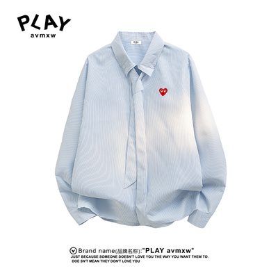 PLAYAVMXW时尚可拆卸领带上衣