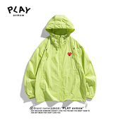 宽松休闲时尚 PLAY 薄外套 新款 情侣款 AVMXW 官方防晒衣2025年夏季