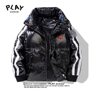 AVMXW 宽松时尚 官方羽绒服冬季 潮牌时尚 百搭插色外套 情侣款 PLAY
