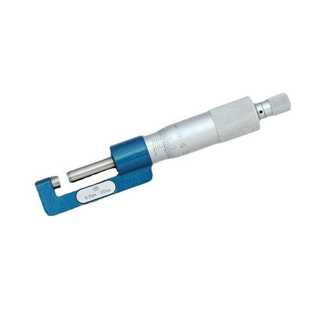 青海量具青量轮毂千分尺 25mm0.01 测量轮毂和内孔台阶 宽度0