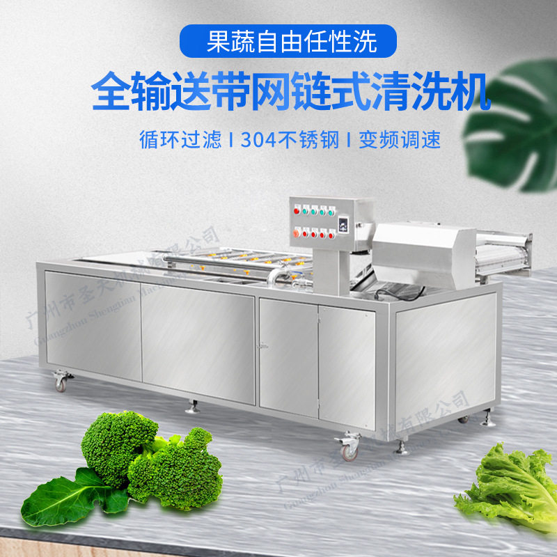水果蔬菜清洗机全自动果蔬气泡清洗机多功能清洗流水线气泡清洗机