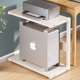 电脑主机架家用台式主机箱托架双层放打印机收纳架办公室置物架子