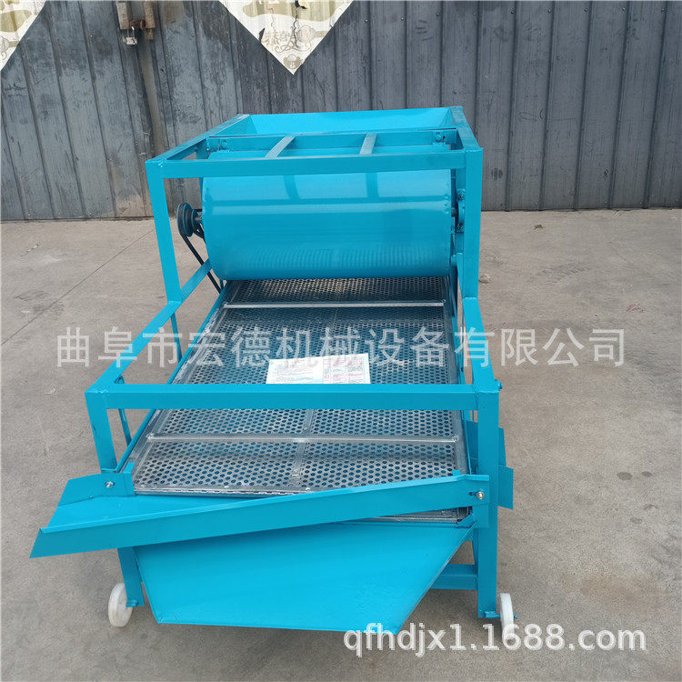 油菜籽筛选机 家用电吸风式水稻除杂震动筛 玉米芯须筛选机
