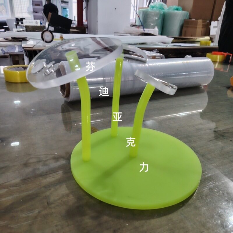 网红亚克力彩色蘑菇伞亭子摆件创意拍照道具背景直播间装饰摆件