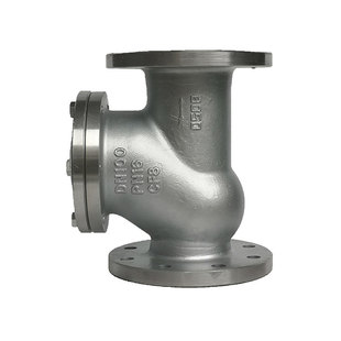 HQ41X 304不锈钢球型止回阀 无磨损滑道滚球式 球型污水止回阀