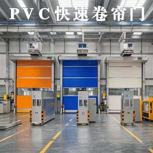 PVC快速卷帘门自动感应防爆