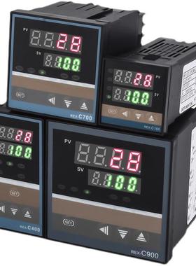 智能温控仪REX-C700温控器C700FK02-M*AN智能PID可调数显表AC220V