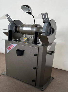 M3335除尘式砂轮机MC3035环保双工位350mm带吸尘器集尘袋2.2kw