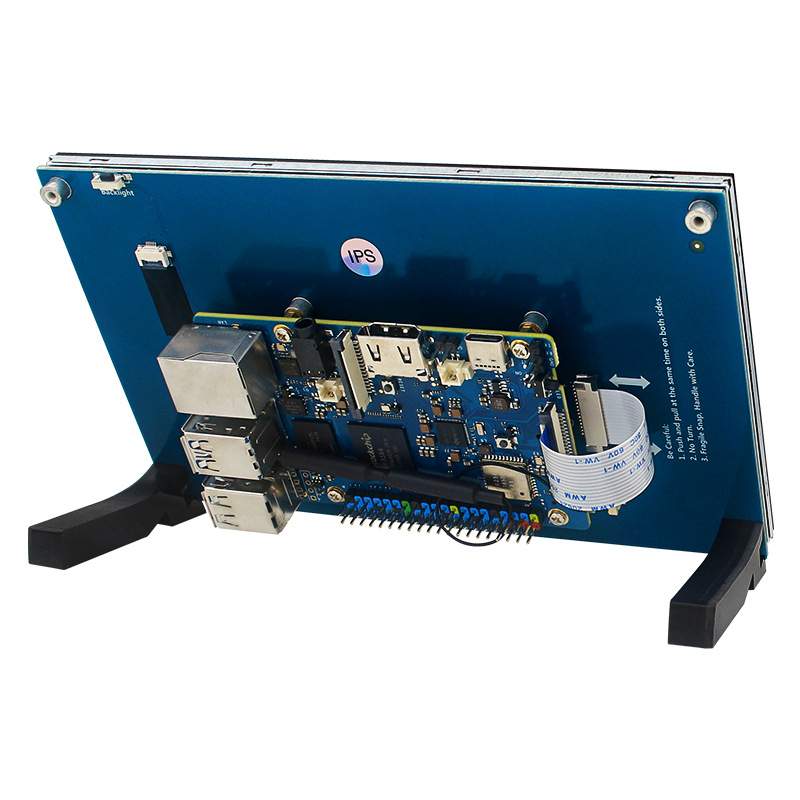 香橙派3B显示屏Orange Pi 3B 4.3寸5寸7寸MIPI DSI电容触摸IPS屏