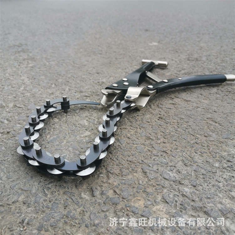 排气管切割钳汽车链条式尾气管割刀三元催化管道改装器