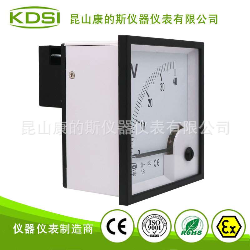 KDSI指针式电表 直流电压表BE-96 DC40V 地铁直流柜用表