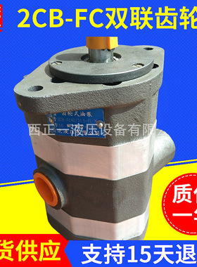 2CB-FC40/10-FL双联齿轮泵 高压齿轮液压双联泵 双联铝合金齿轮泵