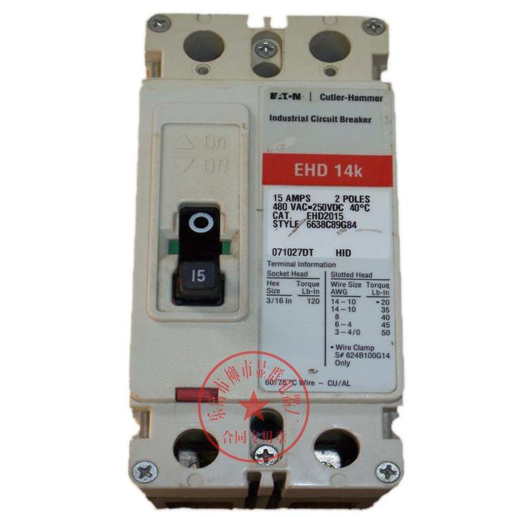 Cutler Hammer塑壳断路器 EHD2100 100A EHD 14K