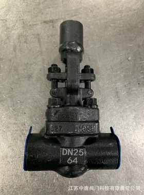 FDZ61H-64C高压带锁焊接闸阀 供暖用防盗闸阀 加密明杆闸阀 A105